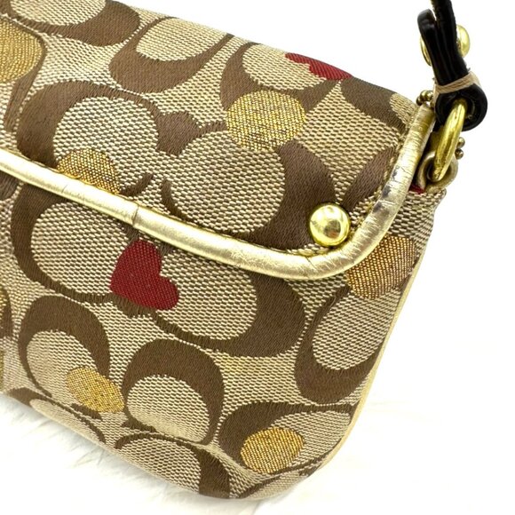 *SOLD* Vintage Coach Secret Admirer Large Flap Wristlet + Bonus Strap Extender - Picture 16 of 16